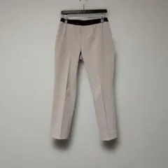 M.fil センタープレスパンツ ライトグレー　easytrousers 38