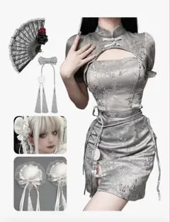 チャイナ服 コスプレ ミニ丈