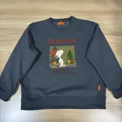 KRIFF MAYER サガラ刺繍 スヌーピー 裏起毛スウェット トレーナー