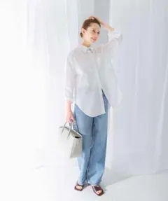 upper hights　TheNICEライトブルーストレートデニム