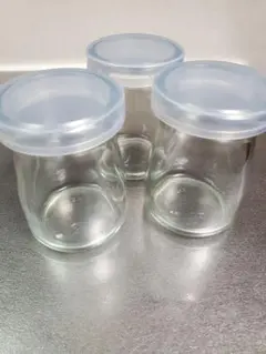 ガラスプリン容器 3個セット