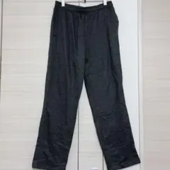 アマゾンエッセンシャルズ スウェットパンツ ストレート L ダークグレー　裏起毛
