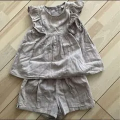 petit main ベージュ セットアップ　110