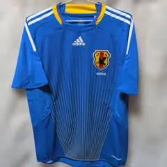 adidas 日本代表 Vネックシャツ 青日韓ワールドカップモデル - メルカリ