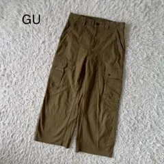 【ジーユー】バレルレッグカーゴパンツ　ワイドパンツ　L