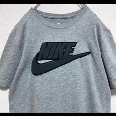 NIKE ナイキ Tシャツ 半袖 グレー タオル地立体ロゴ M