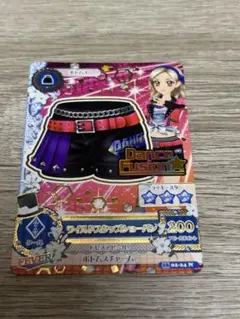 アイカツカード ワイルドスタッズジャケット ダンスフュージョン 黒沢