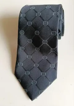 GUCCI ネイビー ネクタイ(美品)