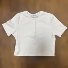 CHILLFAR リブニットTシャツ ヘンリーネックのサムネイル