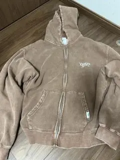 Younger Song ブラウン ジップパーカー