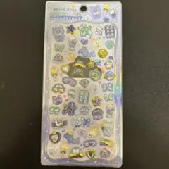 ストーン付きジュエルプチドロップ　青色ドロップ