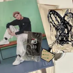 BE:FIRST FILA LEO クリアファイル ネックストラップ