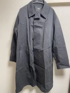UNIQLO ステンカラーコート M グレー
