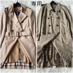 美品　大きいサイズ　バーバリーロンドン　トレンチコート　ライナー　メガチェック