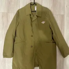 DANTON ステンカラーコート カーキ 38