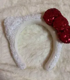 猫耳スパンコールヘアバンド