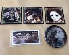 鬼滅の刃　シール列伝4 不死川実弥　無惨　珠世　缶バッジ　墨絵　マーブルチョコ