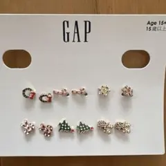 GAP クリスマスモチーフ ピアス 12個セット