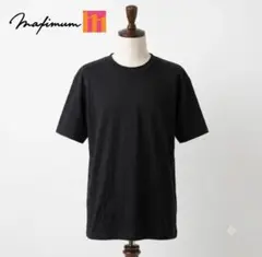 maximum マキシマム オレ最強 筆文字 バックプリント 半袖Tシャツ L