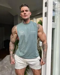 LIFTINGCLUB OVERSIZED SLEEVELESS T SHIRT