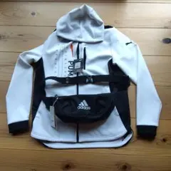 PUMA XL ジャケット & adidas ウエストポーチ