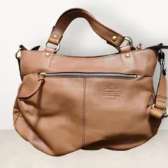 【タグ付】ダコタ 2way シボ革 ハンドバッグ ショルダーバッグ ロゴ型押し