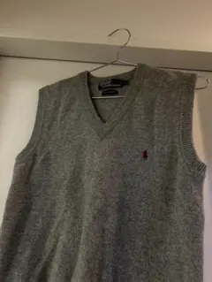Polo by Ralph Lauren グレー ニットベスト M