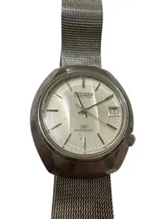 希少！実働CITIZEN HISONIC音叉時計ハイソニック　新品ベルト2色付属 CITIZEN HISONIC シチズン ハイソニック 音叉式腕時計 1972年製
