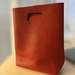 完売品】エンダースキーマ レザーダストボックス ナチュラル ゴミ箱
