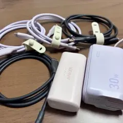 【定価1.9万】Anker モバイルバッテリー＆ケーブル 6点Lightning