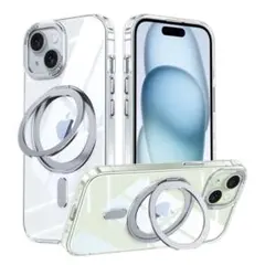 iPhone14 ケース Magsafe対応 360°回転スタンド マグネット