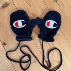 チャンピオン ネイビー ミトン 美品