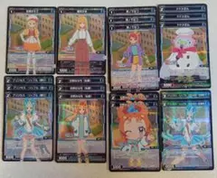 ウィクロス　プリオケ　青シグニ(ホロ)　まとめ売り１８枚