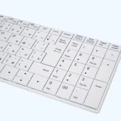 美品 BUFFARO 薄型コンパクト パンタグラフ式 2.4GHz無線キーボード