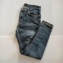 ZARA ダークブルー スリムフィット デニムパンツ