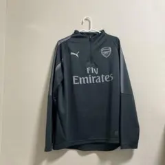 Puma アーセナル ハーフジップジャージ M 黒