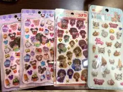 プチドロップステッカー、うるちゅる、ぷくぷくシール　シールセット