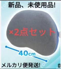 Bewalker 背面バンド付き ランバーサポートチェアクッション 2点セット