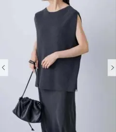 新品タグ付き　かぐれ　ドライコットンニットベスト　アーバンリサーチドアーズ