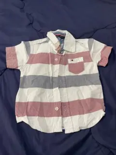 Tommy Hilfiger 半袖シャツ 12M ストライプ