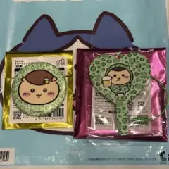 ちいかわ くりまんじゅう ギラギラ缶バッジ ミニミラーキーホルダー