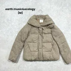 【earth music&ecology】ダウンジャケット　ベージュ　M 綺麗め