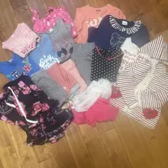 90cm 子供服セット まとめ売り　Tシャツ　浴衣90㎝女の子