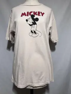ディズニー　ヘザー　ミッキーマウス プリント Tシャツ 【フリーサイズ】のサムネイル