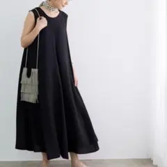 ADAM ET ROPE'　ノースリーブワンピース　2wayのサムネイル