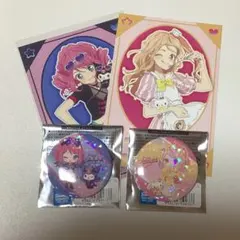 アイカツスターズ！×サンリオ　缶バッジ　ミニキャラ　桜庭ローラ　香澄真昼