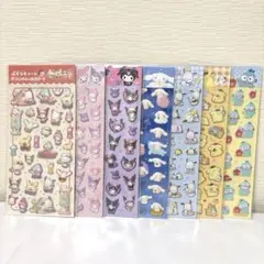 サンリオ　ぷくっとシール　7点　クロミ　マイメロ　シナモン　ポチャッコ　等　③