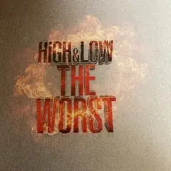 HiGH&LOW THE WORST チラシ　パンフレット