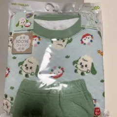 【新品】UNIQLO キルトパジャマ　いないいないばぁ 100cm