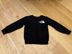 120センチTHE NORTH FACE 裏起毛ブラック トレーナー